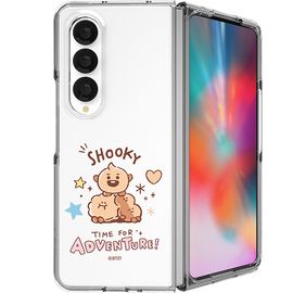 [S2B] BT21 Baby Sketch Galaxy Z Fold4 Transparent Slim Case-Transparent Case, Strap Case, Hard Case-Made in Korea